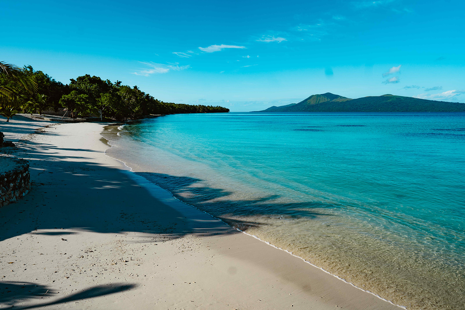 Villa Saint Lawrence luxury villa Vanuatu — 250m private beach where tropical forest meets the Pacific Ocean, Efate Island